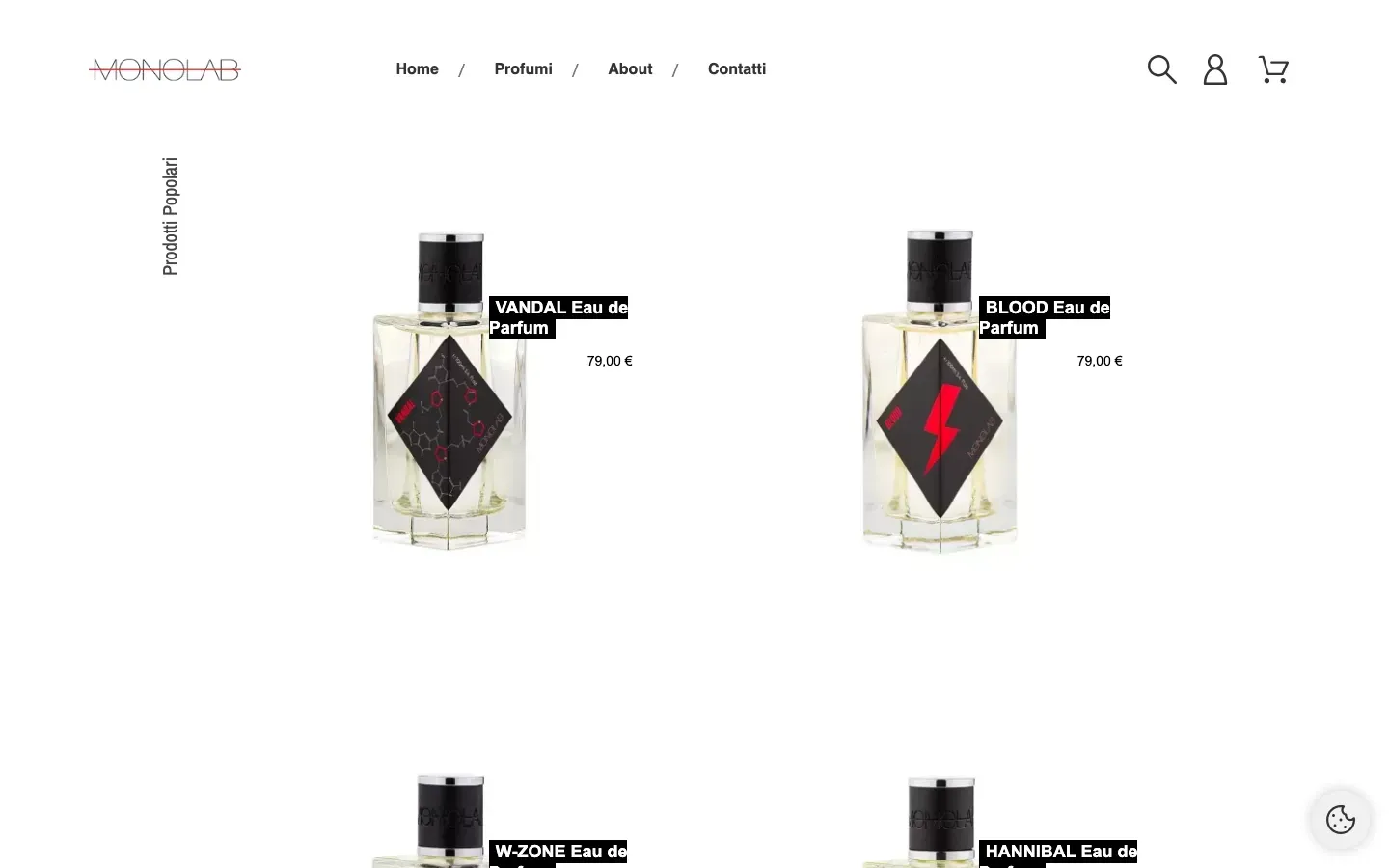 Home page of Monolab Parfum (monolabparfum.com)