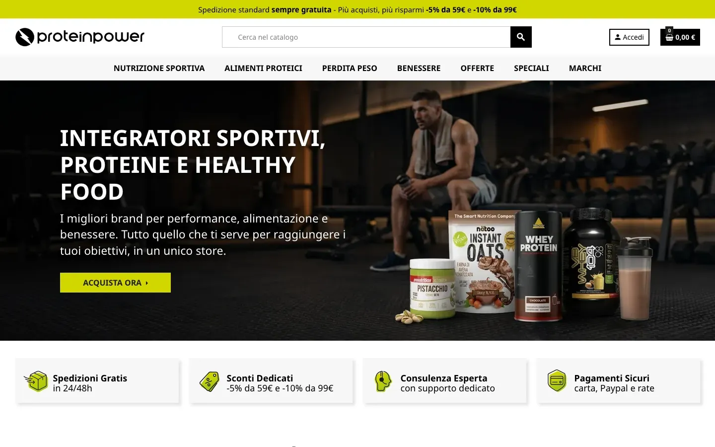 Home page of Protein Power (proteinpower.it)