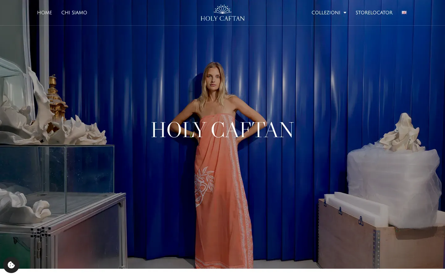 Home page del sito HolyCaftan (holycaftan.com)