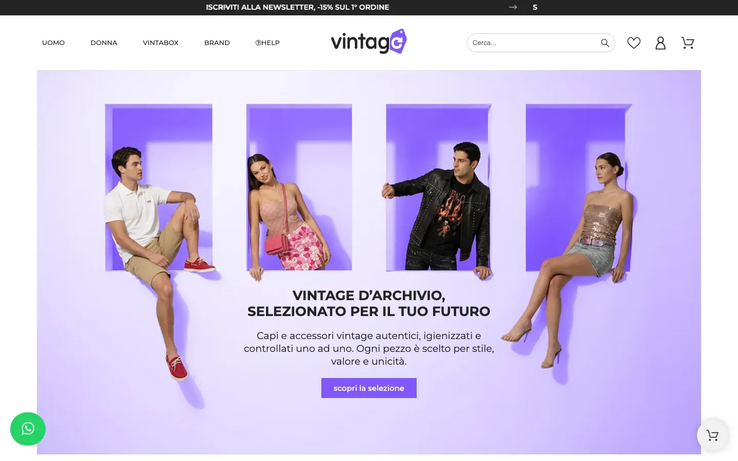 Home page of Vintago (vintago.it)